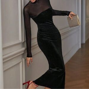 Elegant Black Maxi Dress